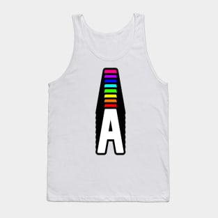 Rainbow Letter, A Tank Top